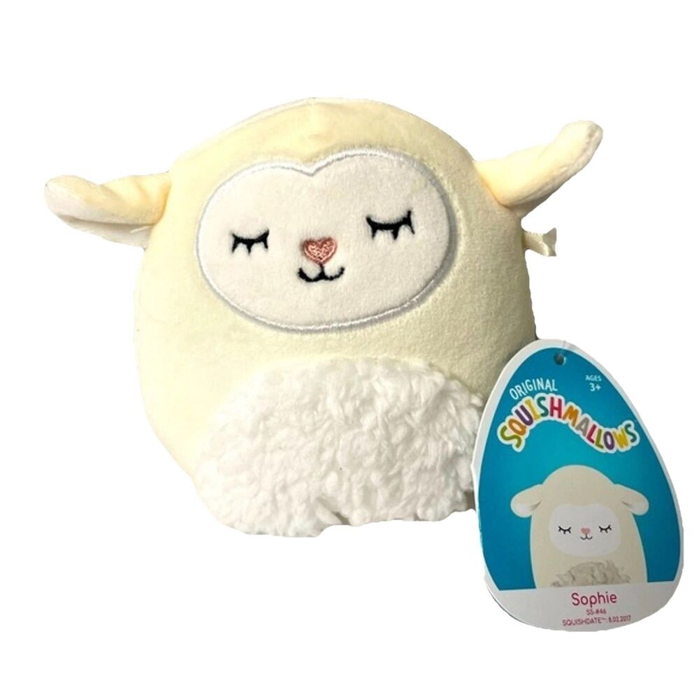 Baby Lamb MINT Squishmallows Sophie 4 1/2" Small Lamb NWT